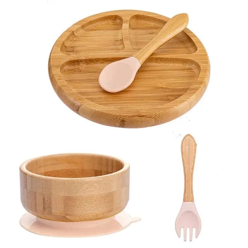 Children's Bamboo Dishes Plate - Essentialshouses