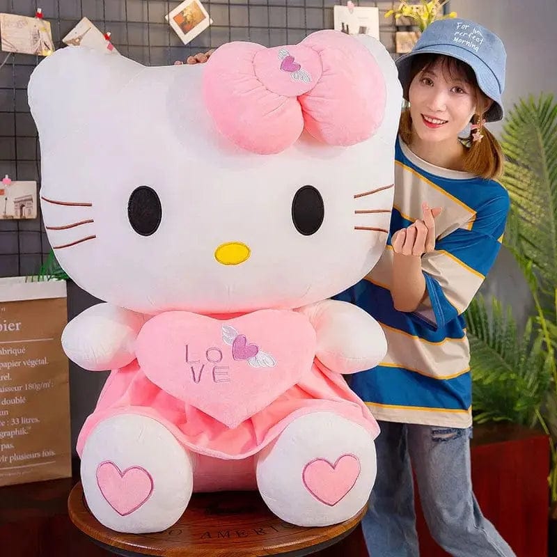 Girl Sanrio Hello Kitty Cat Plush Toy - Essentialshouses