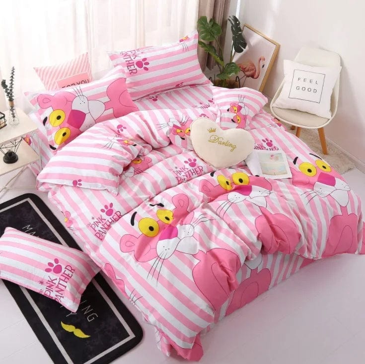 Home Textile Pink Girl Heart Bedding Set - Essentialshouses