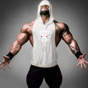 Men Bodybuilding Fitness Cotton Vest - Essentialshouses