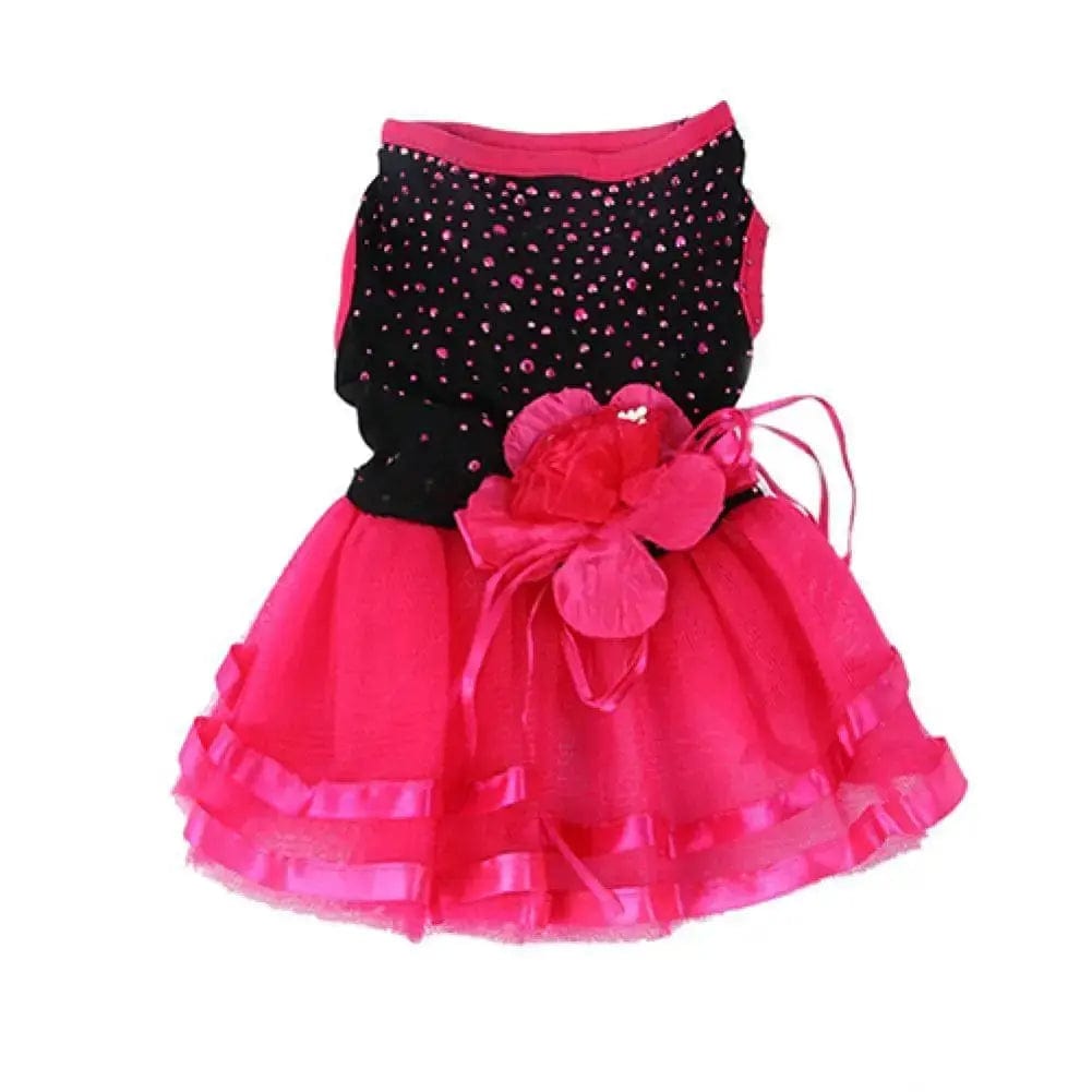 Puppy Rose Flower Summer Dress - Essentialshouses