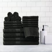 Solid 18-Piece Bath Towel Set - Essentialshouses