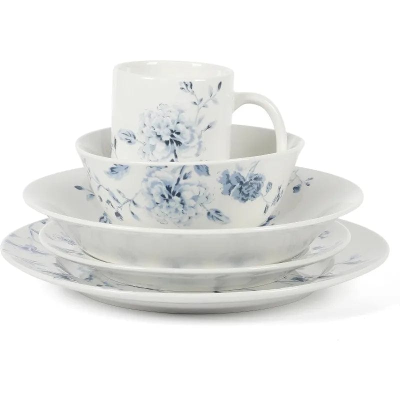 Porcelain Dinnerware Plates and Bowls Set - Essentialshouses