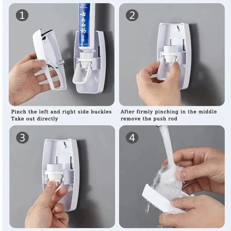 Wall Automatic Toothpaste Dispenser - Essentialshouses