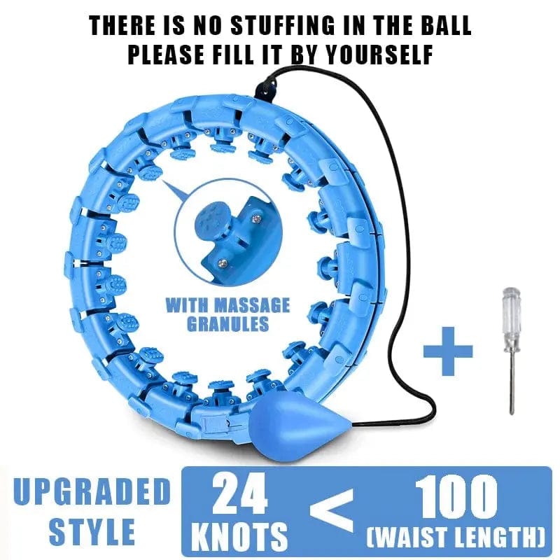 Essentialshouses 24 Blue Upgrade Sport Abdominal Slimming Hoop