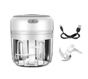 Essentialshouses 250ml 🔪Mini Electric Garlic Chopper – USB Rechargeable Food Processor (100ML/250ML) for Garlic, Onion & Vegetables