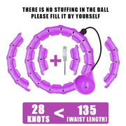 Essentialshouses 28 purple Sport Abdominal Slimming Hoop