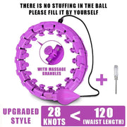 Essentialshouses 28 Purple Upgrade Sport Abdominal Slimming Hoop
