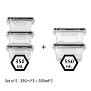 Essentialshouses 3555 🧊Airtight Food Storage Container – Leak-Proof BPA-Free Plastic with Snap Lock Lid