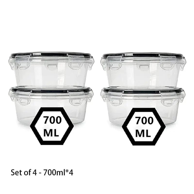 Essentialshouses 7070 🧊Airtight Food Storage Container – Leak-Proof BPA-Free Plastic with Snap Lock Lid