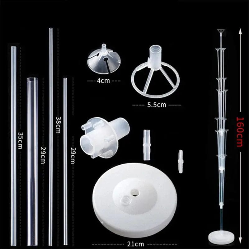 Essentialshouses A 160CM 1 Set / One Size Column Confetti Balloons Stand
