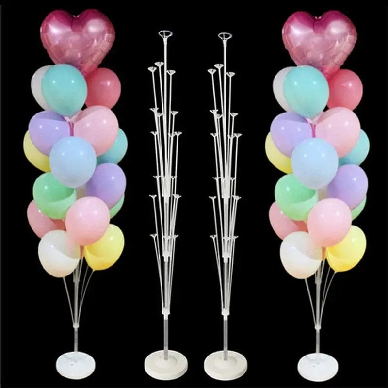 Essentialshouses A 160CM 2 Sets / One Size Column Confetti Balloons Stand