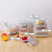 Essentialshouses 🧊Airtight Food Storage Container – Leak-Proof BPA-Free Plastic with Snap Lock Lid