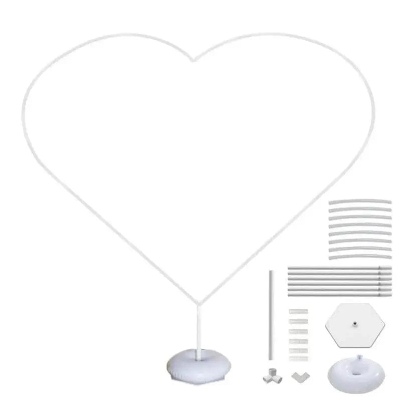 Essentialshouses B Heart 1 Set / One Size Column Confetti Balloons Stand