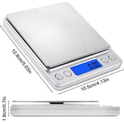 Essentialshouses 3kg 0.1g USB ⚖️Digital Kitchen Scale 0.1g Accuracy – 3000g Food & Jewelry Weight Scale with LCD Display & Tare Function
