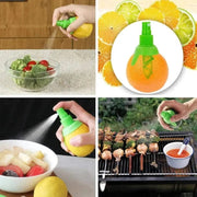Essentialshouses 🍊Manual Citrus Juicer with Lemon Spray – Handheld Orange Squeezer & Juice Sprayer for Fresh Flavor