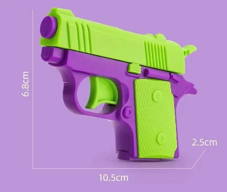 Essentialshouses Purple S New 3D Mini Stress Relief Gun