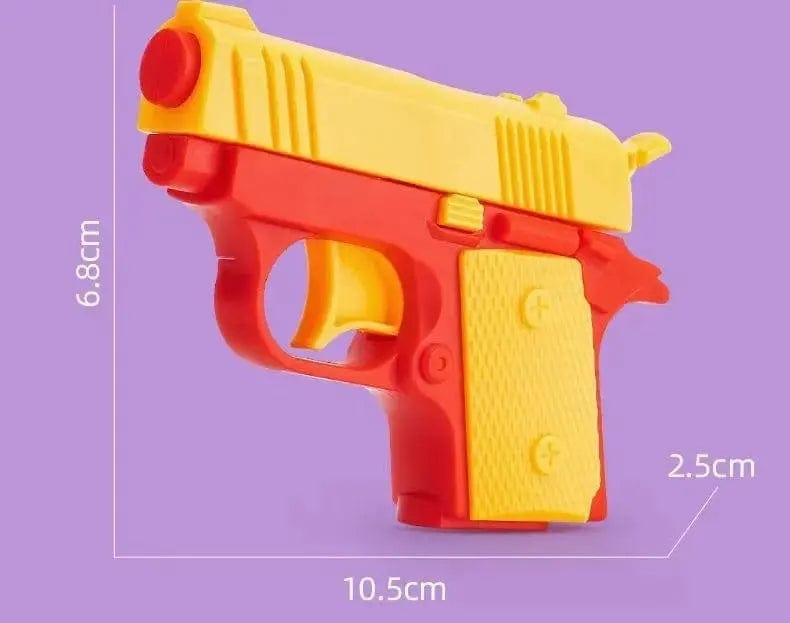 Essentialshouses Red S New 3D Mini Stress Relief Gun