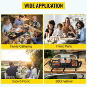 Essentialshouses 🔥VEVOR 2‑in‑1 Electric BBQ Grill & Hot Pot – 2400W Smokeless Nonstick Plate