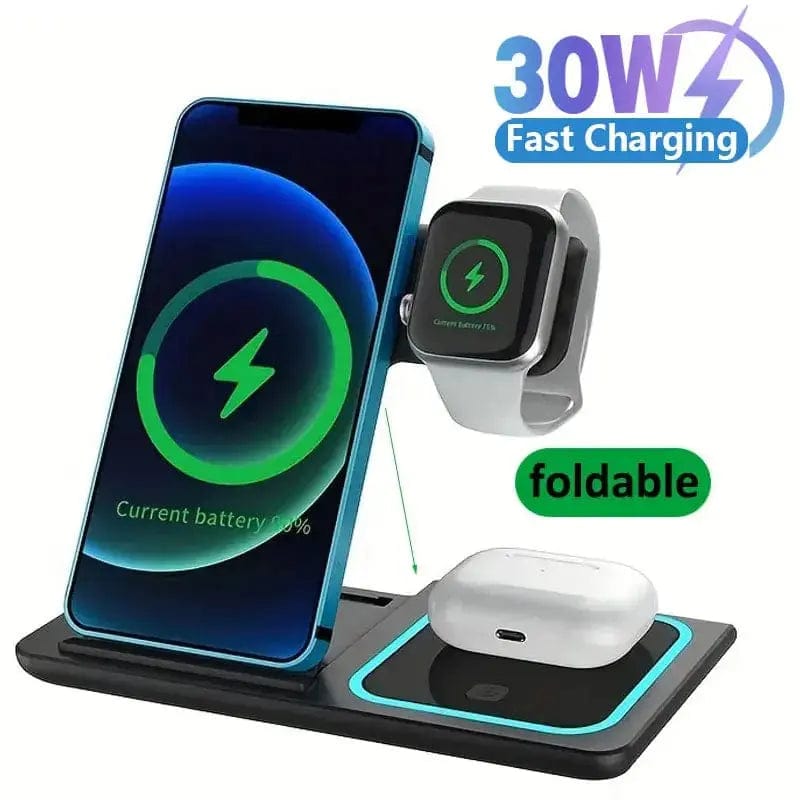 iPhone 3 in 1 Wireless Charging Station - Essentialshouses