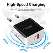 18W Quick Charge 3.0 Mobile Charger - Essentialshouses