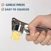 Essentials House United States Commercial Heavy Duty Garlic Press & Multi-Tool. 18cm, Aluminum, for Restaurant, Durable