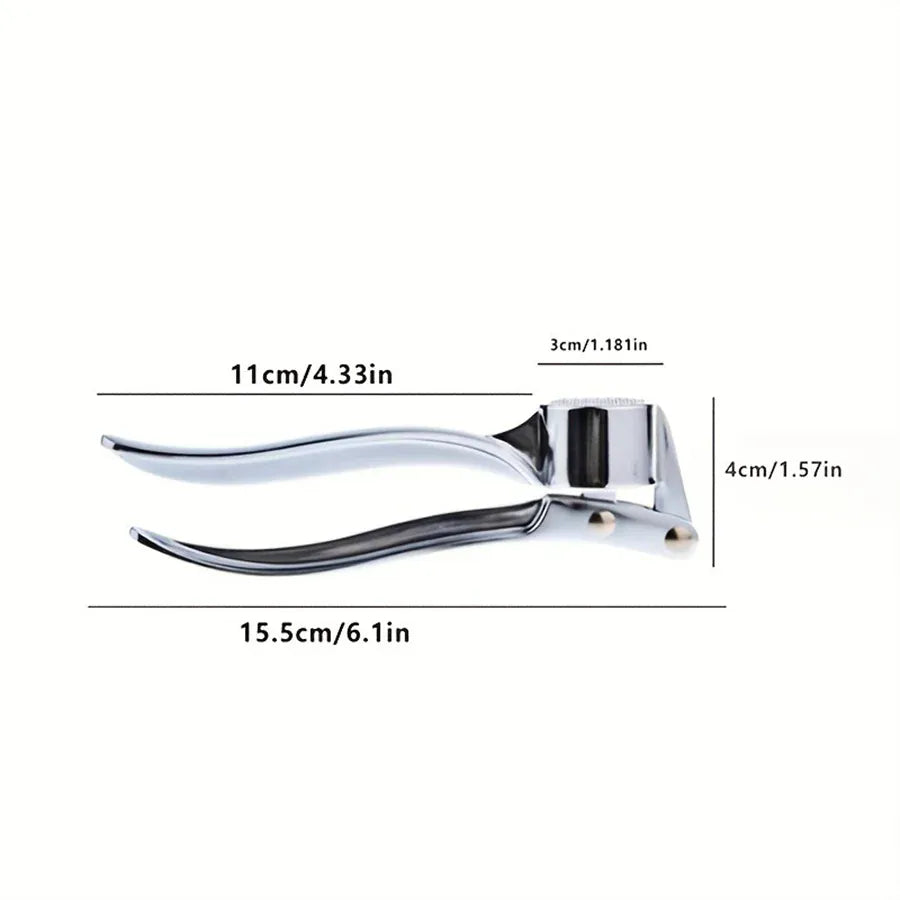 Essentials House United States Commercial Heavy Duty Garlic Press & Multi-Tool. 18cm, Aluminum, for Restaurant, Durable