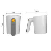 Essentials House WHITE Kitchen Pastry Cake Tool Handheld Stainless Steel Screen Cup Shaped Electric Flour Sieve Flour Sifter