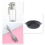 Essentialshouses Kitchen Tools & Gadgets Set / 1PC 2 In 1 Oil Sprayer Bottle BBQ Cooking Oil Dispenser Olive Oil Pourers Sprayer Kitchen Baking Oil Mister Vinegar Bottle