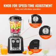Essentials House WHITE 2L Smoothie Blender Professional Countertop Fruit Food Processor Mixer Maker with Stainless Steel