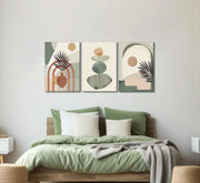 Essentials House Home & Décor 12x16 3 Pcs Boho Art Wall Decor Canvas Wall Art Decor Stretched And Framed Ready To Hang Size
