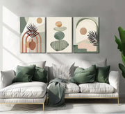 Essentials House Home & Décor 12x16 3 Pcs Boho Art Wall Decor Canvas Wall Art Decor Stretched And Framed Ready To Hang Size