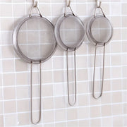 Essentials House 3PCS 3pcs/set Stainless Steel Fine Mesh Strainers Multipurpose Flour Sifter For Baking With Handle Flour