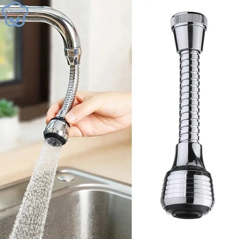 360 degree rotatable faucet extender with dual spray modes