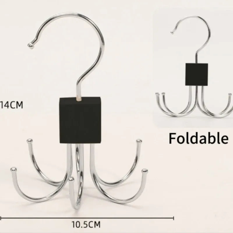Alternate view of 360-degree rotating closet organizer for bags and accessories