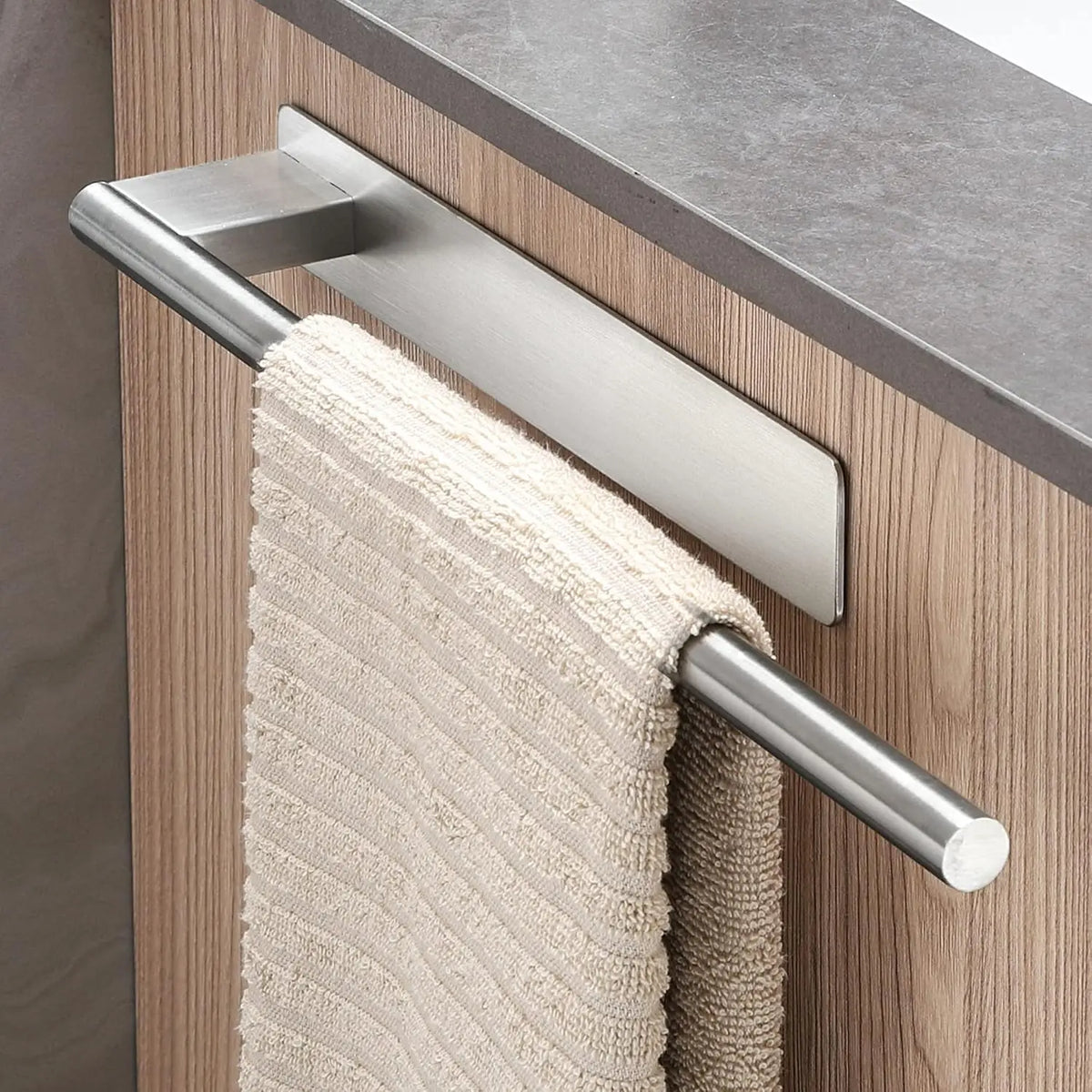 Alternate view of 39 cm no-drill adhesive towel bar