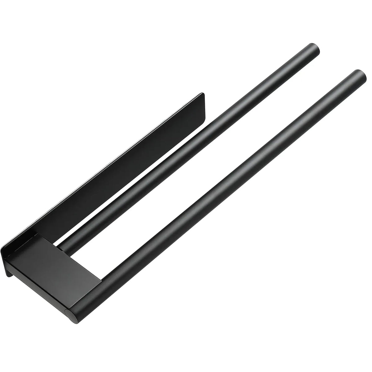 Style B black 39 cm adhesive towel bar