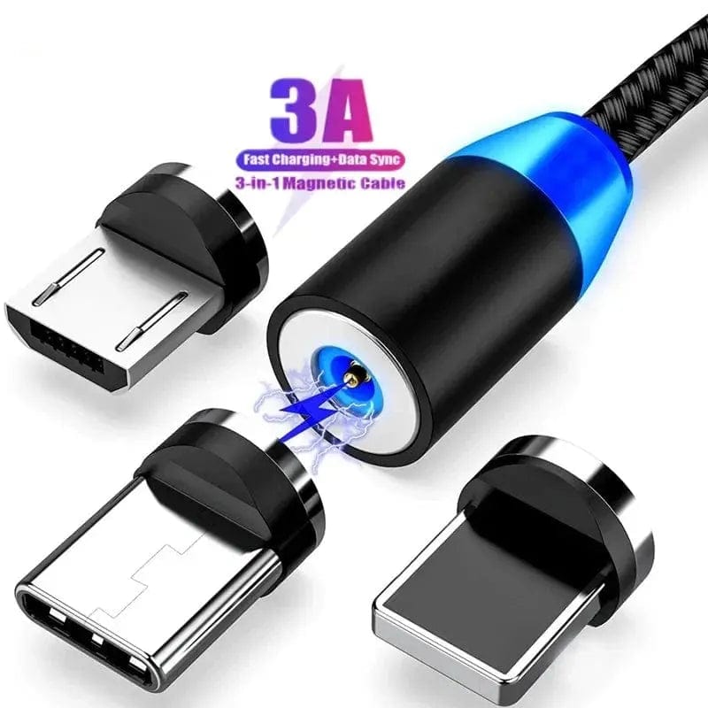 3A LED Magnetic USB Cable - Essentialshouses