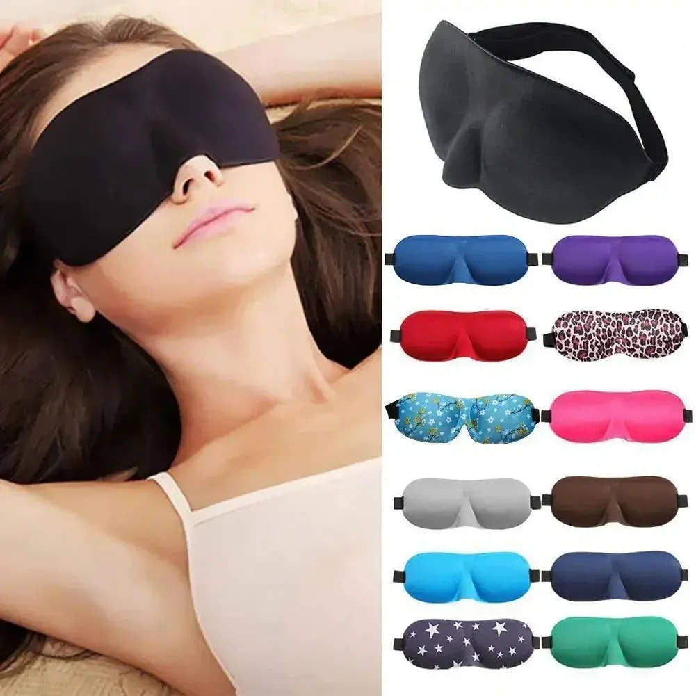 Essentials House Comfortable Lightweight Eye Cover Soft 3D Contoured Sleeping Mask Breathable Eye Shade for Men and Women