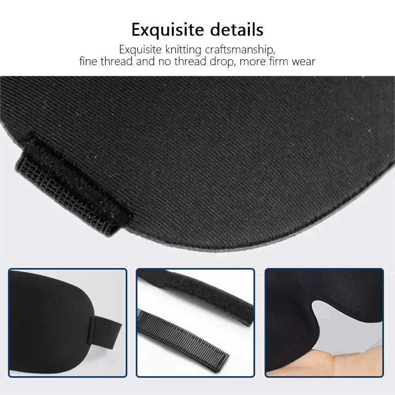 Essentials House Comfortable Lightweight Eye Cover Soft 3D Contoured Sleeping Mask Breathable Eye Shade for Men and Women