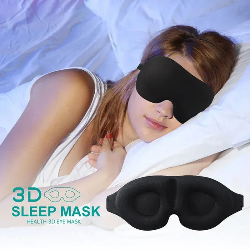 Essentials House Comfortable Lightweight Eye Cover Soft 3D Contoured Sleeping Mask Breathable Eye Shade for Men and Women