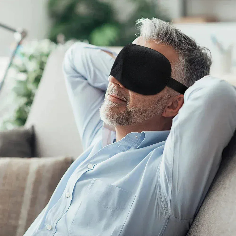 Essentials House Comfortable Lightweight Eye Cover Soft 3D Contoured Sleeping Mask Breathable Eye Shade for Men and Women