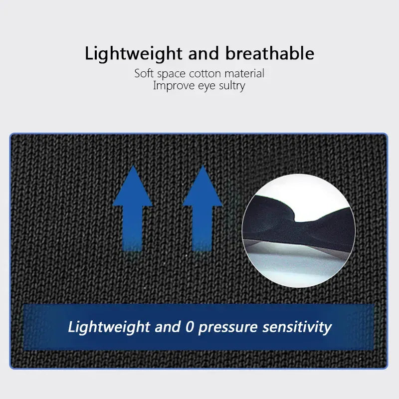 Essentials House Comfortable Lightweight Eye Cover Soft 3D Contoured Sleeping Mask Breathable Eye Shade for Men and Women