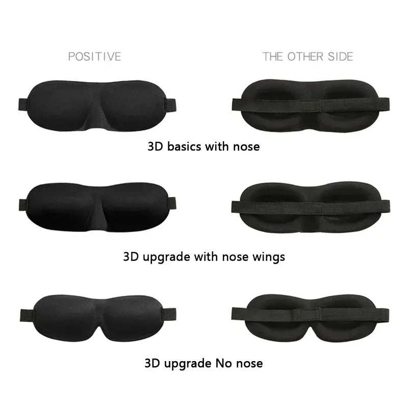 Essentials House Comfortable Lightweight Eye Cover Soft 3D Contoured Sleeping Mask Breathable Eye Shade for Men and Women