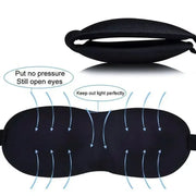 Essentials House Comfortable Lightweight Eye Cover Soft 3D Contoured Sleeping Mask Breathable Eye Shade for Men and Women