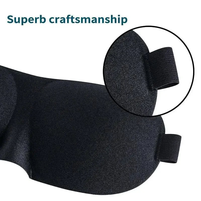 Essentials House Comfortable Lightweight Eye Cover Soft 3D Contoured Sleeping Mask Breathable Eye Shade for Men and Women