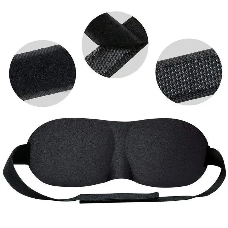 Essentials House Comfortable Lightweight Eye Cover Soft 3D Contoured Sleeping Mask Breathable Eye Shade for Men and Women