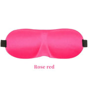 Essentials House Rose Red Comfortable Lightweight Eye Cover Soft 3D Contoured Sleeping Mask Breathable Eye Shade for Men