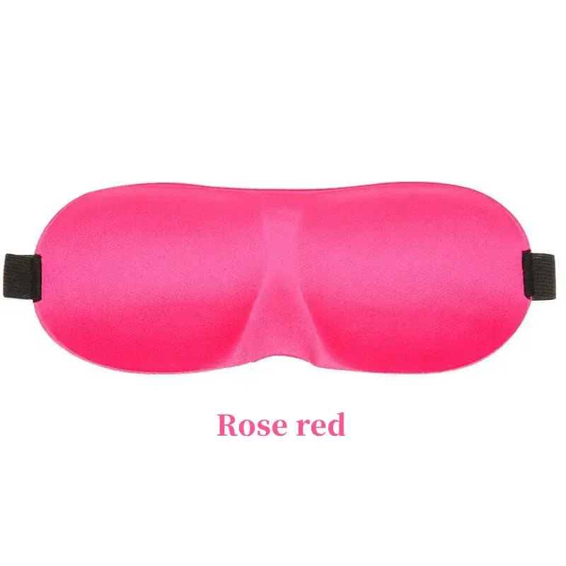 Essentials House Rose Red Comfortable Lightweight Eye Cover Soft 3D Contoured Sleeping Mask Breathable Eye Shade for Men