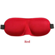 Essentials House Red Comfortable Lightweight Eye Cover Soft 3D Contoured Sleeping Mask Breathable Eye Shade for Men and Women